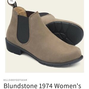 Blundstone Women's Tan Chelsea Boots
